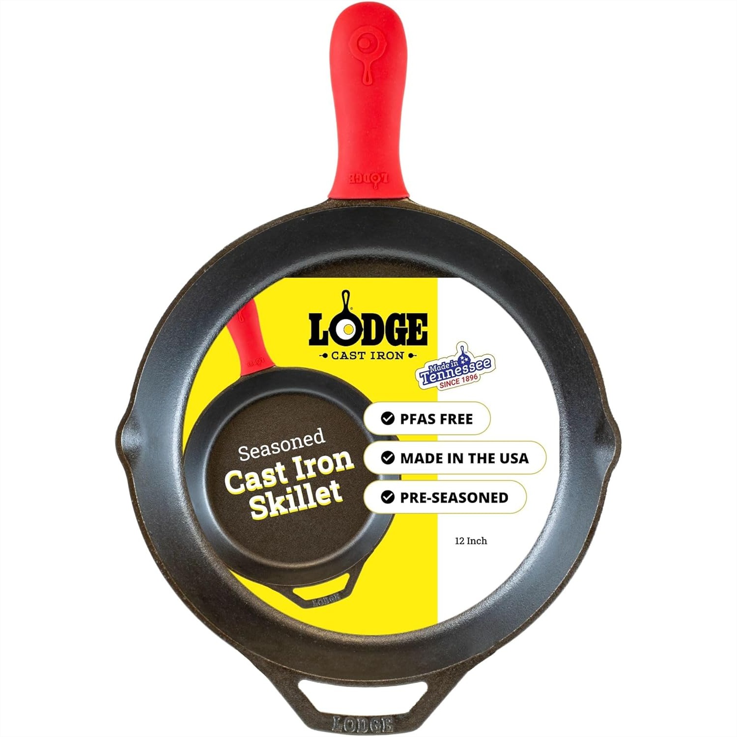 Cast Iron Skillet - Seasoned Cast Iron Skillet 12 Inch