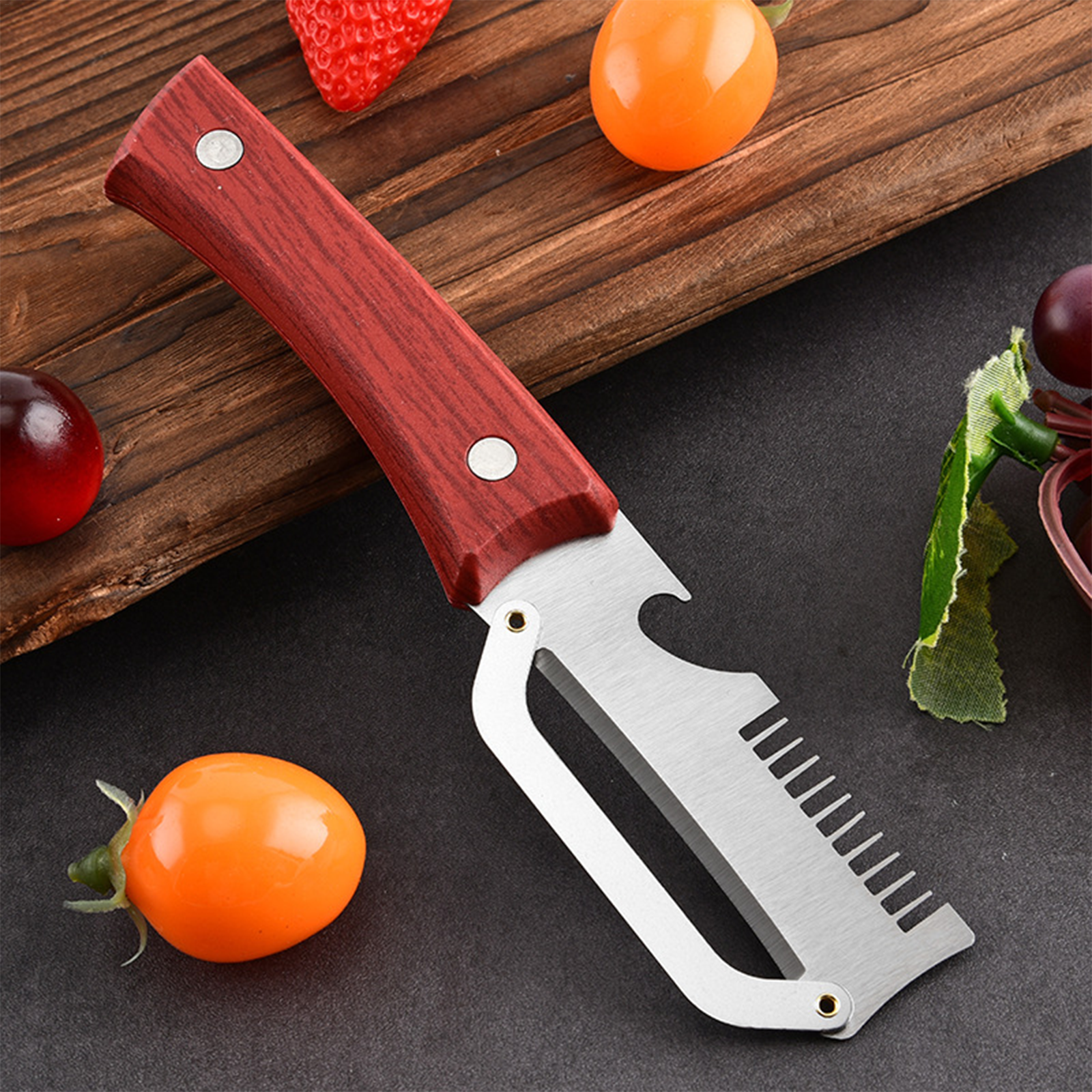 Kitchen Gadgets Useful - 2pcs Stainless Steel Green Onion Cutter