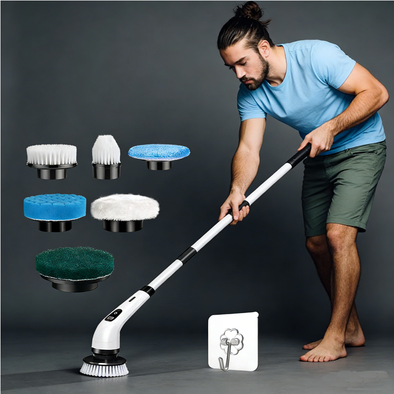 Kitchen Gadgets Useful - Cordless Household Spin Scrubber Kitchen Gadgets