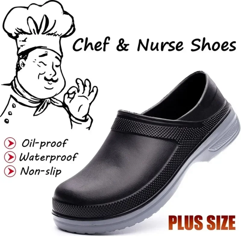 Kitchen Gadgets For Men - Hotel Kitchen Clogs Non-slip Waterproof Oil-proof