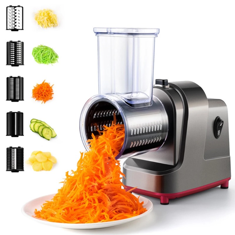 Vegetable Kitchen Gadgets - LMETJMA 250W 5 in 1 Electric