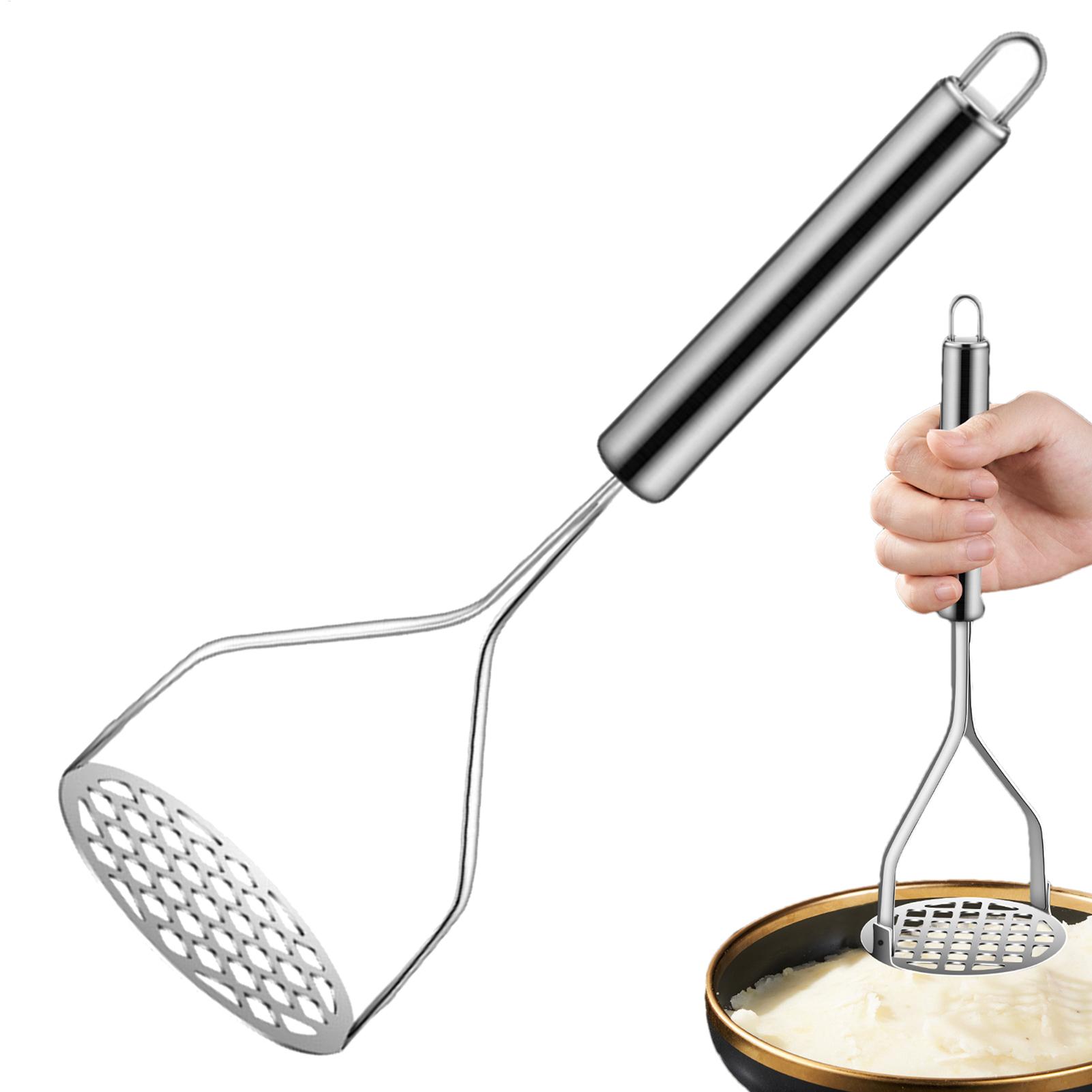 Kitchen Gadgets For Men - Stainless Steel Potato Masher Manual Fruit
