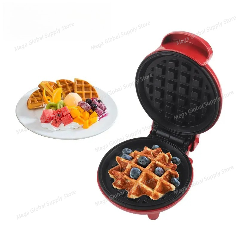 Breakfast Sandwich Maker - Electric Mini Waffle Maker Pancake Baking