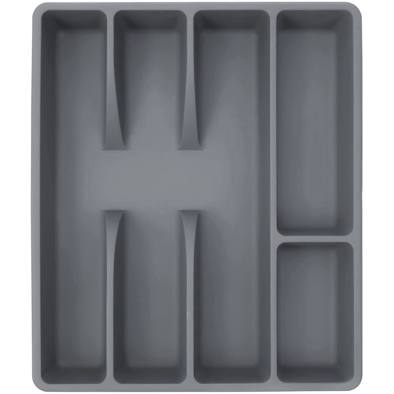 Kitchen Utensil Holder - Drawer Kitchen Drawer Organizer Silverware Holder