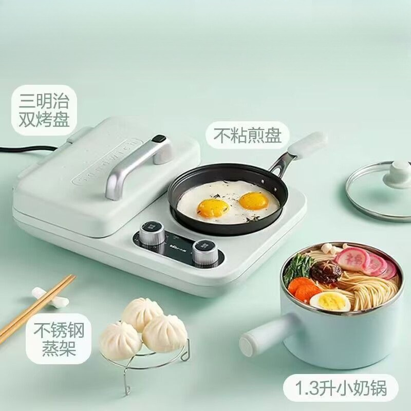 Breakfast Sandwich Maker - Sandwich Maker, Light Food Breakfast Machine: