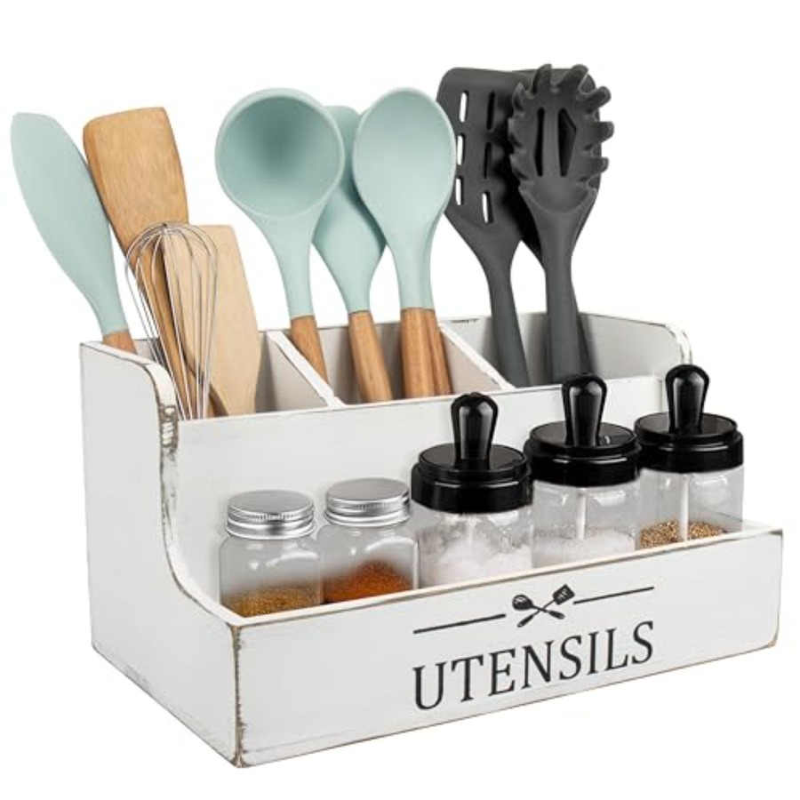 Kitchen Utensil Holder - Extra Large Kitchen Utensils Holder 4