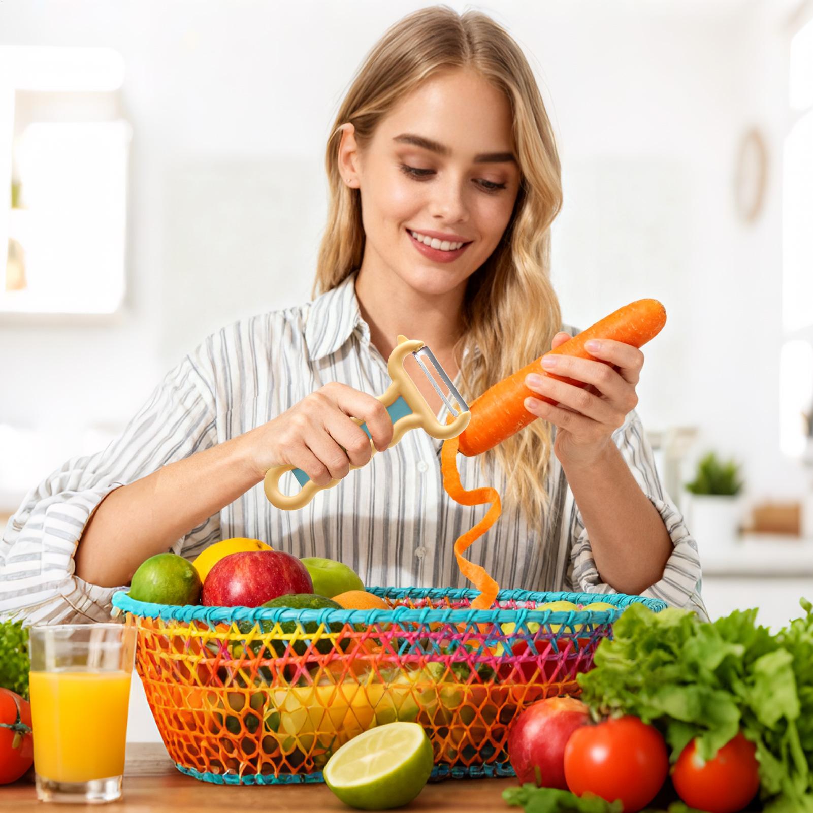 Veggie Peeler Handheld Kitchen - Kitchen Gadgets For Men บทวิจารณ์และราคา