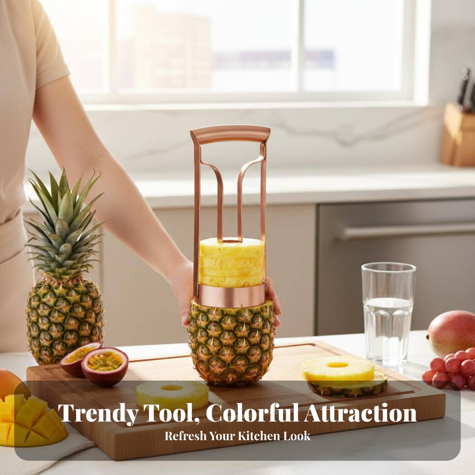 Stainless Steel Pineapple Cutt - Kitchen Gadgets Useful บทวิจารณ์และราคา