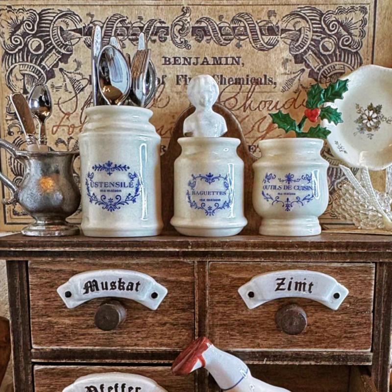 Dollhouse Kitchen Dining Set / - Kitchen Gadgets Storage Ideas บทวิจารณ์และราคา