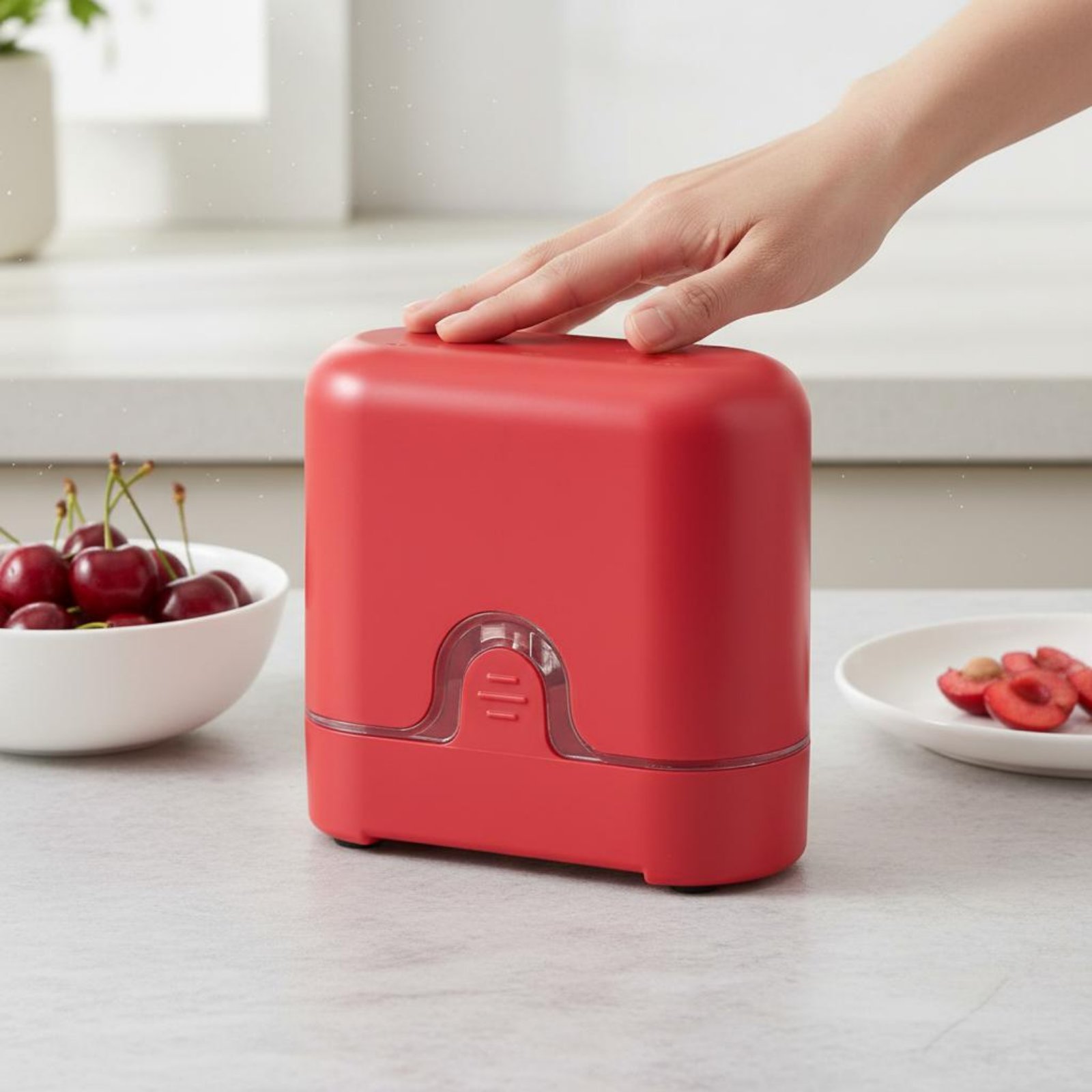 2-in-1 Cherry Pitter and Cutte - Vegetable Kitchen Gadgets บทวิจารณ์และราคา