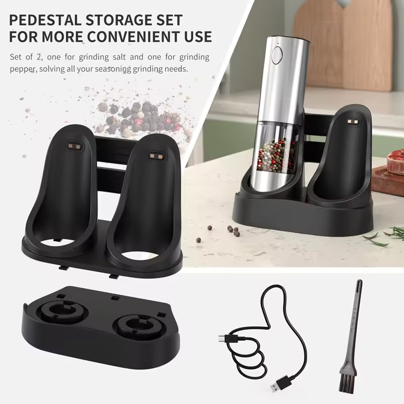 1/2PCS Electric Salt And Peppe - Kitchen Gadgets Useful บทวิจารณ์และราคา