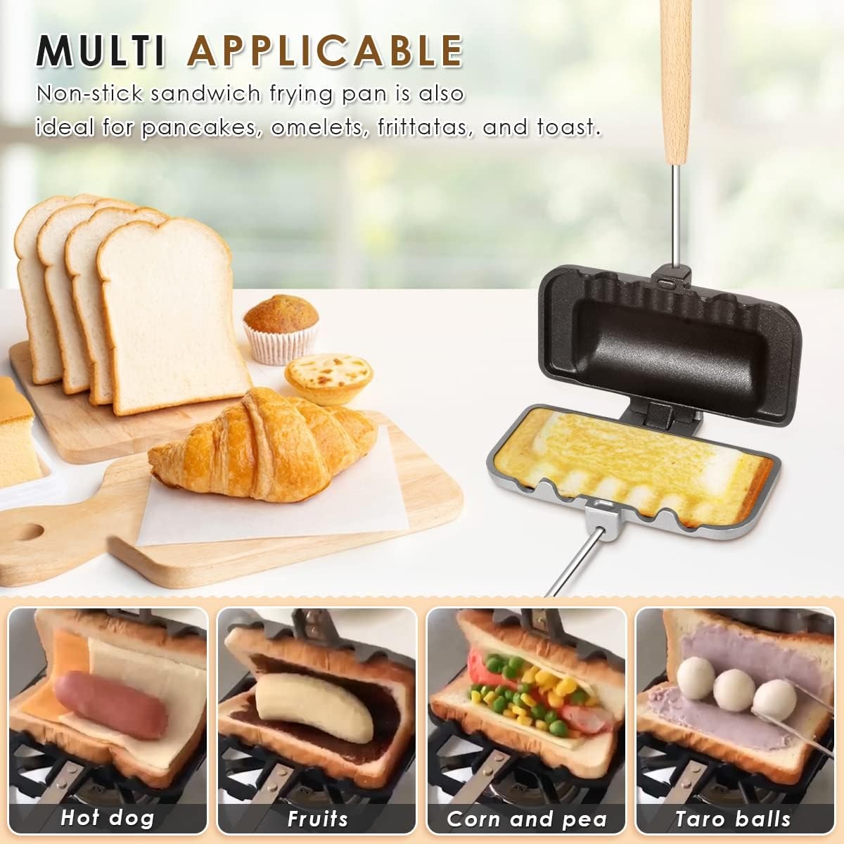 Hot Sandwich Maker, Double-Sid - Breakfast Sandwich Maker บทวิจารณ์และราคา