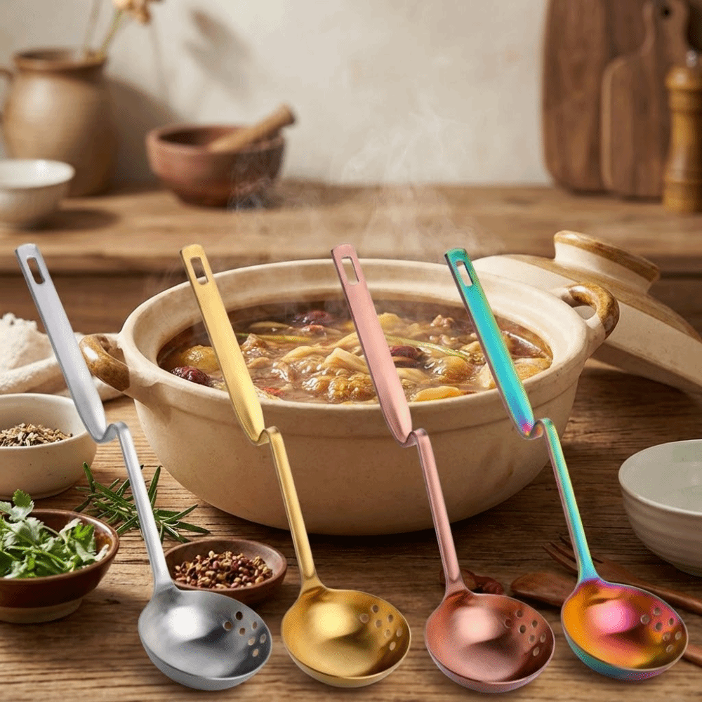 Z-shaped Hot Pot Spoon Long Ha - Kitchen.Gadgets With A Z บทวิจารณ์และราคา