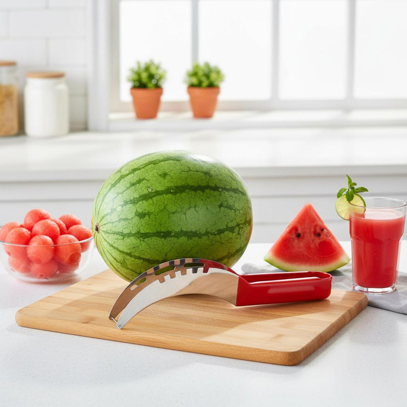 Watermelon Cube Cutter Food Gr - Kitchen Gadgets In บทวิจารณ์และราคา