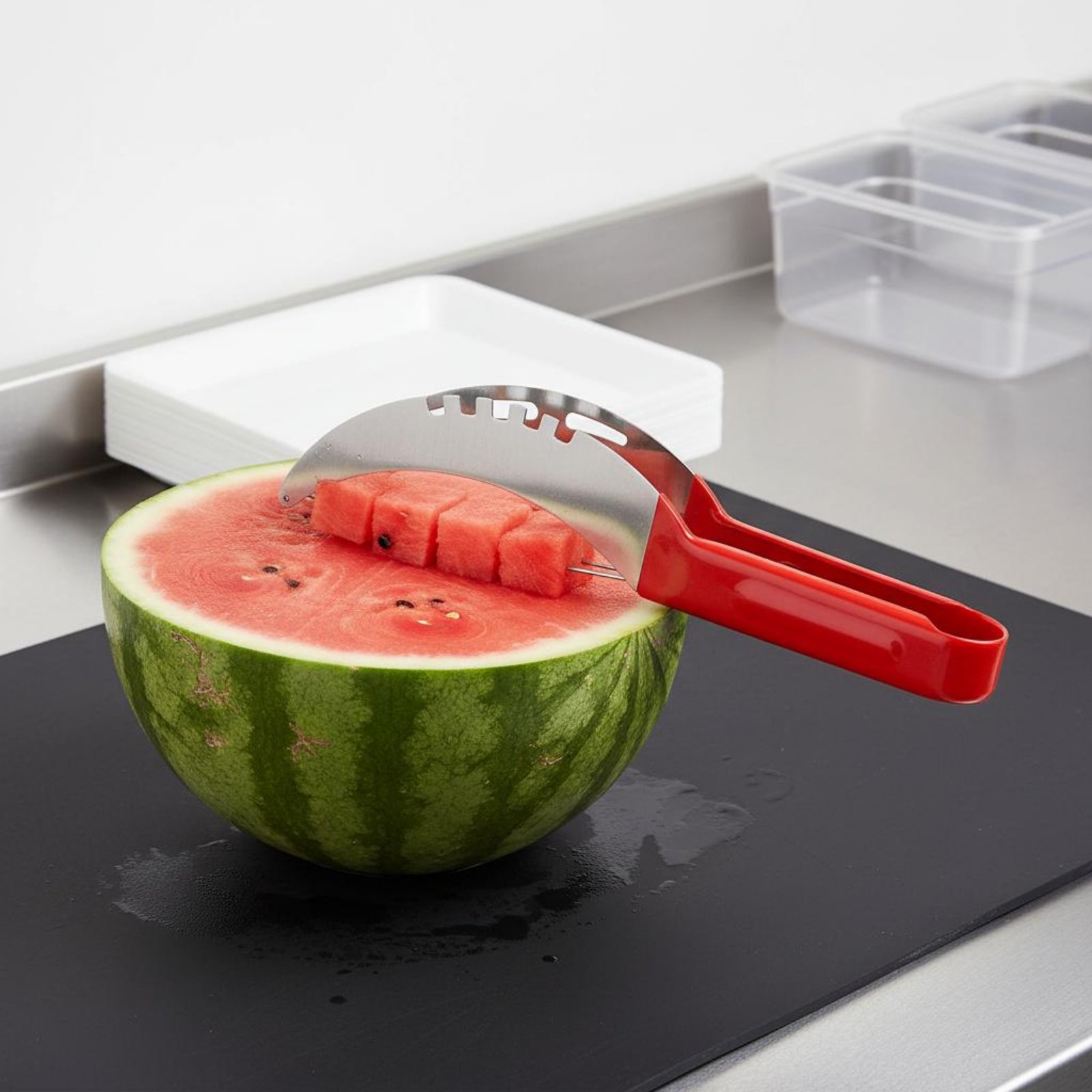 Watermelon Cube Cutter Food Gr - Kitchen Gadgets In บทวิจารณ์และราคา