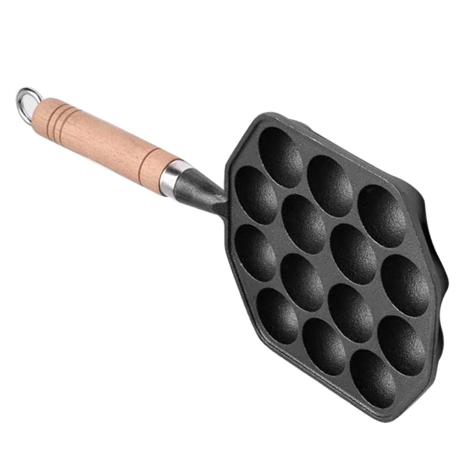 14 Holes Takoyaki Pan Nonstick - Cast Iron Skillet บทวิจารณ์และราคา