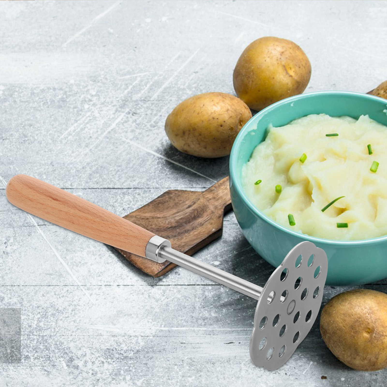 Manual Stainless Steel Potato  - Potato Masher Ricer บทวิจารณ์และราคา