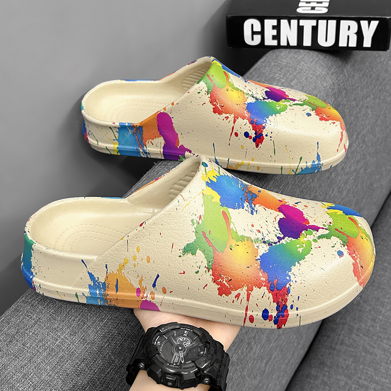 Men Women Graffiti Clogs EVA S - Kitchen Gadgets For Men บทวิจารณ์และราคา
