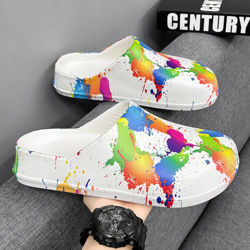 Men Women Graffiti Clogs EVA S - Kitchen Gadgets For Men บทวิจารณ์และราคา