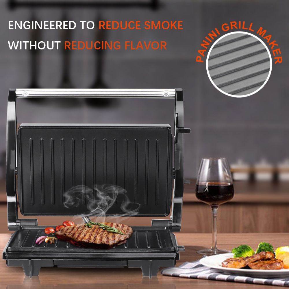 220V Steak Maker Panini Maker  - Breakfast Sandwich Maker บทวิจารณ์และราคา