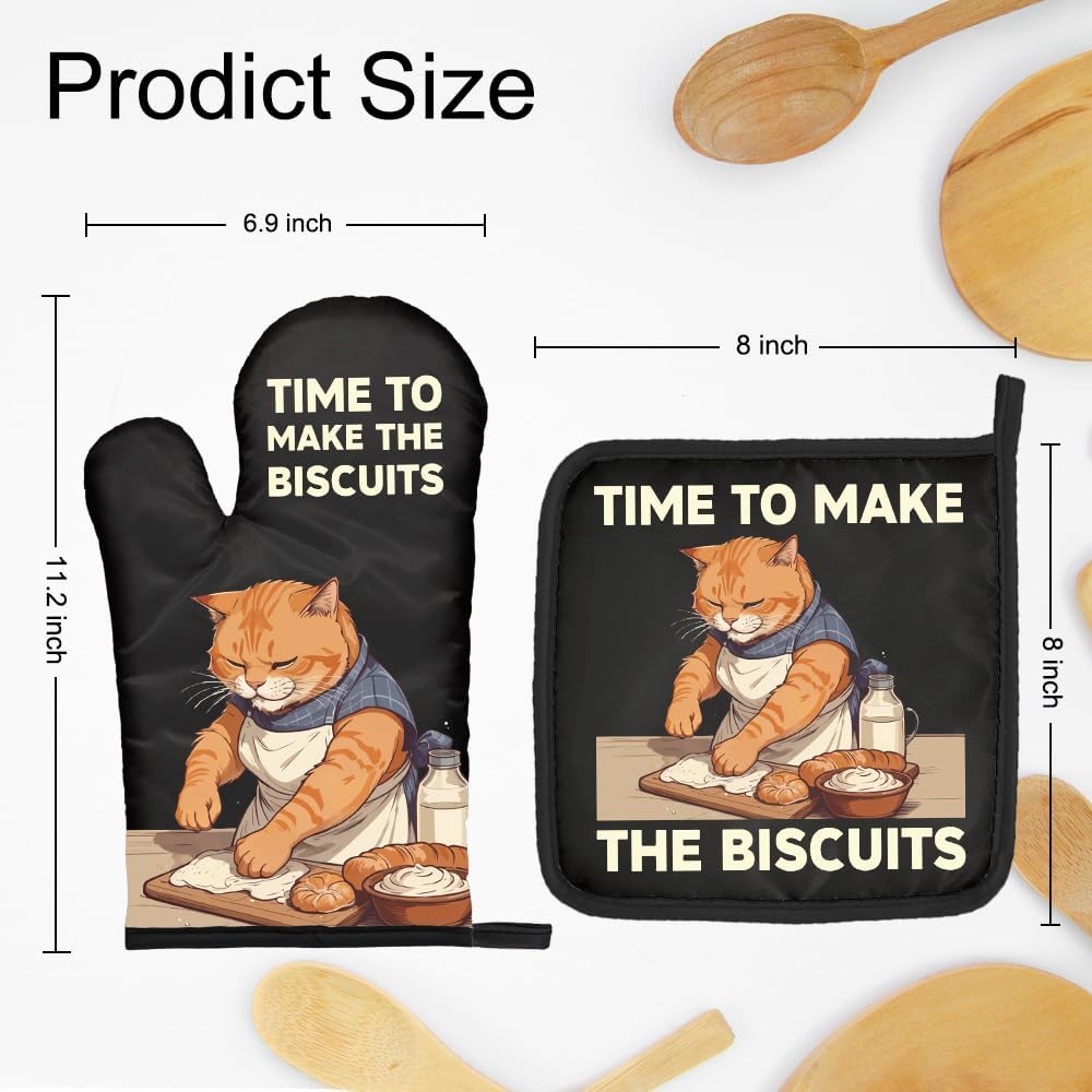 The Biscuits Funny Cat Oven Mi - Kitchen Gadgets For Mom บทวิจารณ์และราคา