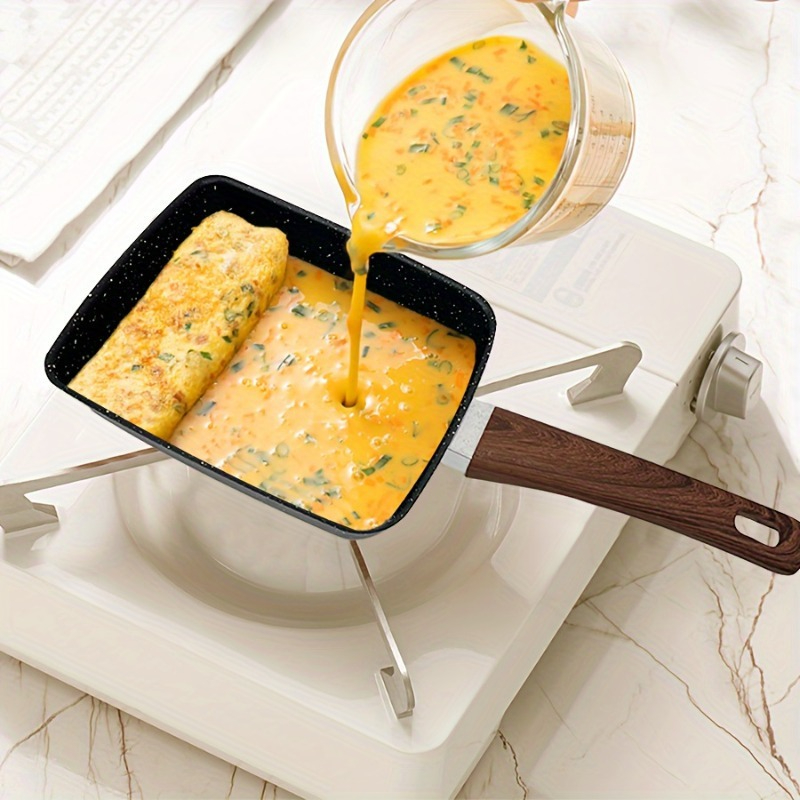 1PCS Egg Fry Pan Square Cast I - Cast Iron Skillet บทวิจารณ์และราคา