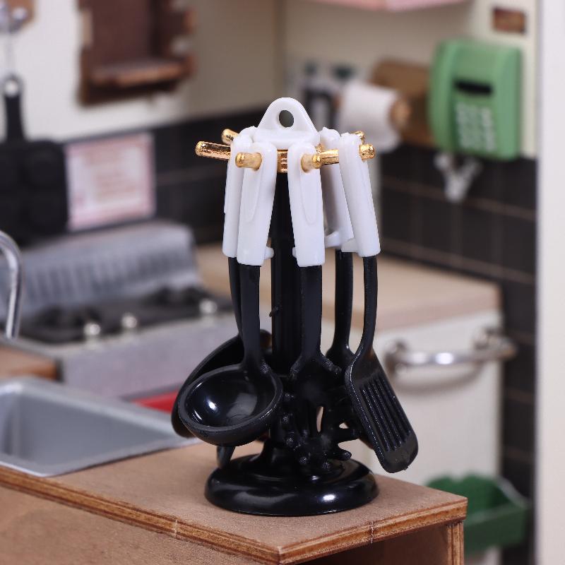 Dollhouse Miniature Accessorie - Kitchen Utensil Holder บทวิจารณ์และราคา