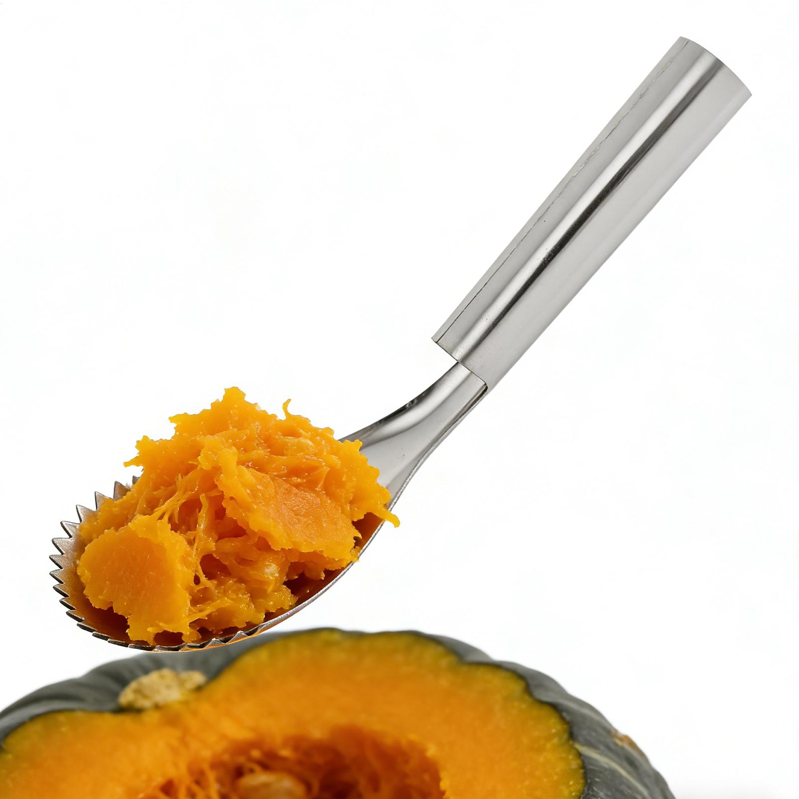 1PC Pumpkin Scooper Stainless  - Vegetable Kitchen Gadgets บทวิจารณ์และราคา