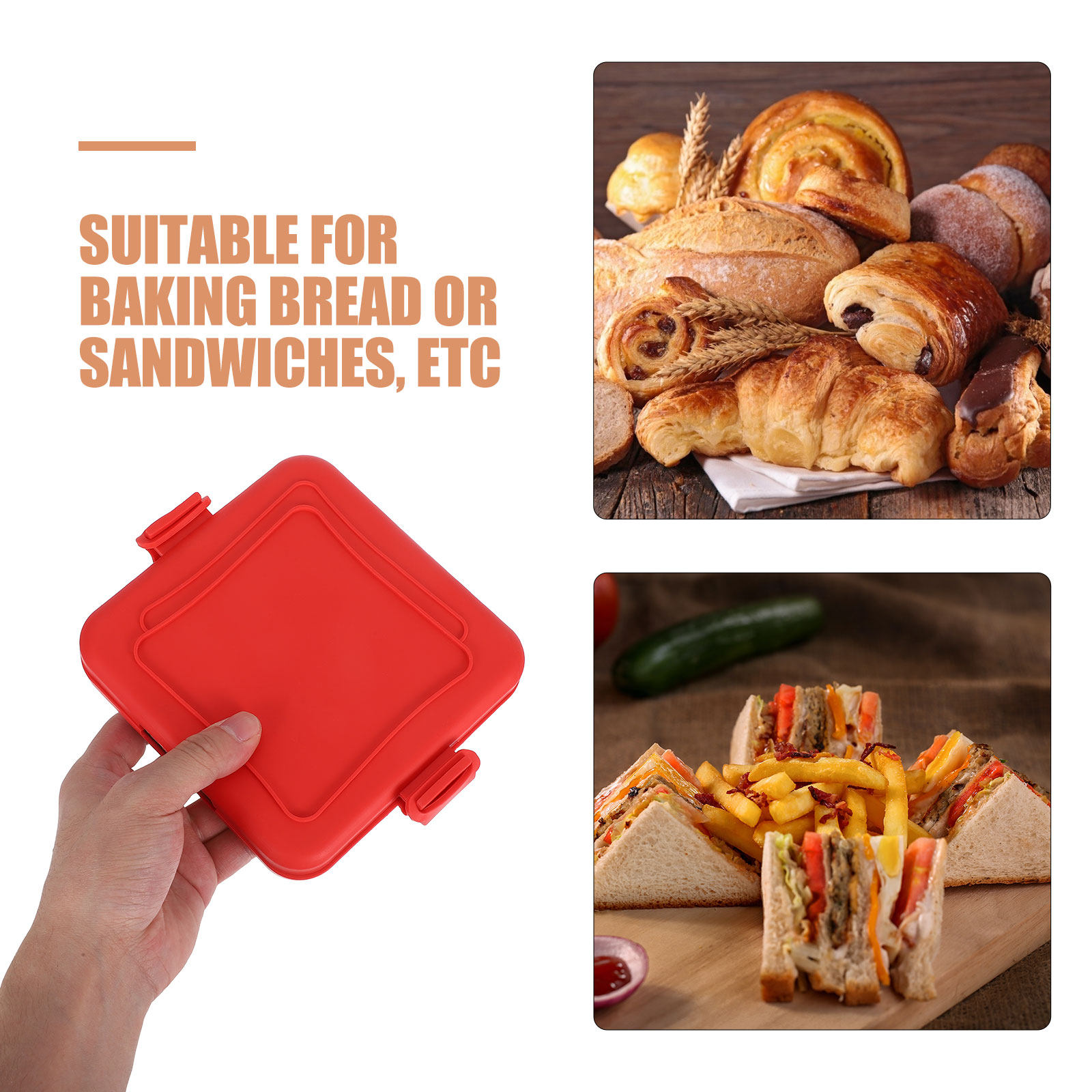 Microwave Sandwich Maker Silic - Breakfast Sandwich Maker บทวิจารณ์และราคา