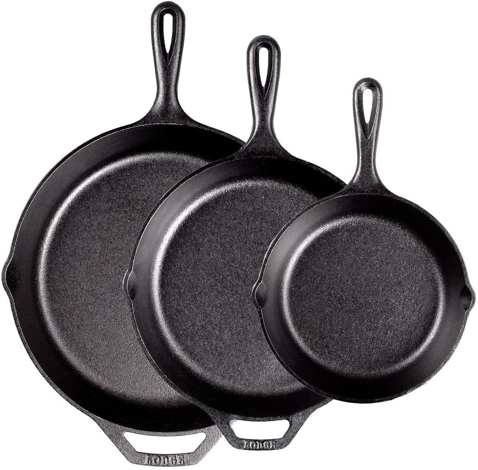 Cast Iron Skillet Set 8, 10.25 - Cast Iron Skillet บทวิจารณ์และราคา