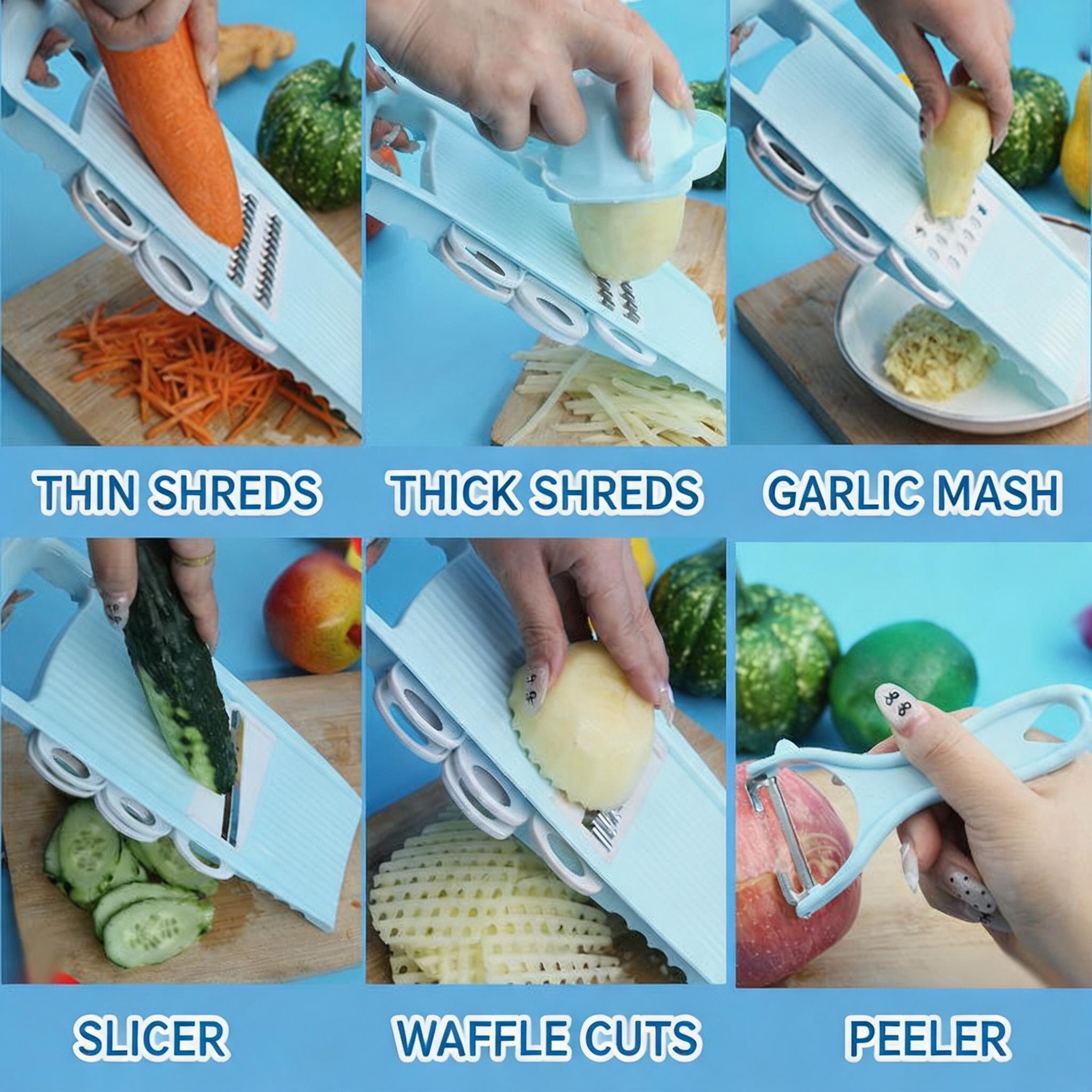 7 in 1 Household Vegetable Cut - Vegetable Kitchen Gadgets บทวิจารณ์และราคา