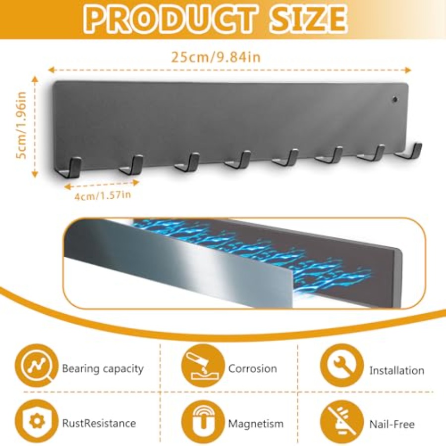 Magnetic Key Holder for Frideg - Kitchen Utensil Holder บทวิจารณ์และราคา