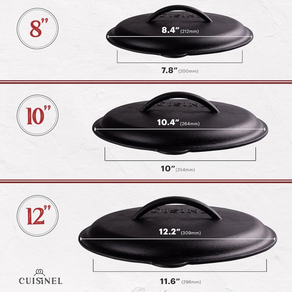 Triple-Size Pre-Seasoned Cast  - Cast Iron Skillet บทวิจารณ์และราคา