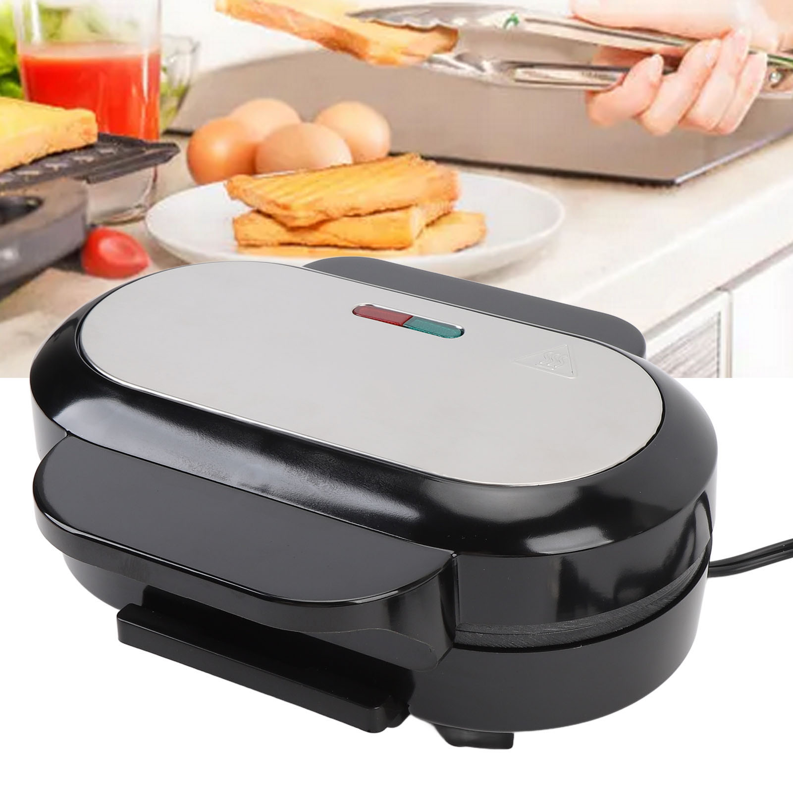 Anti-Stick Electric Hamburger  - Breakfast Sandwich Maker บทวิจารณ์และราคา