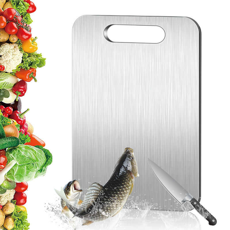 1pc Stainless Steel Cutting Bo - Kitchen Gadgets In บทวิจารณ์และราคา