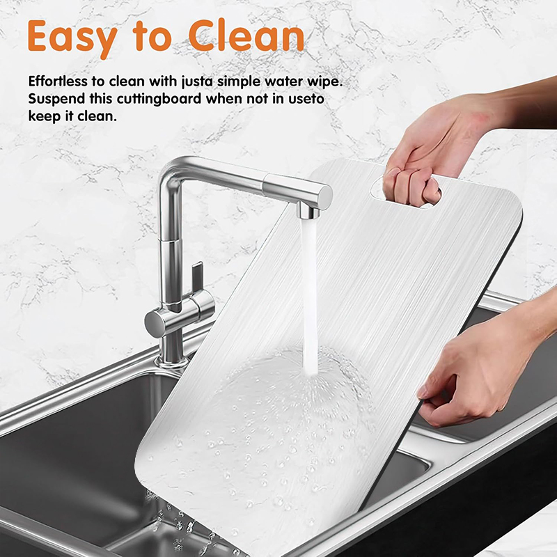 1pc Stainless Steel Cutting Bo - Kitchen Gadgets In บทวิจารณ์และราคา
