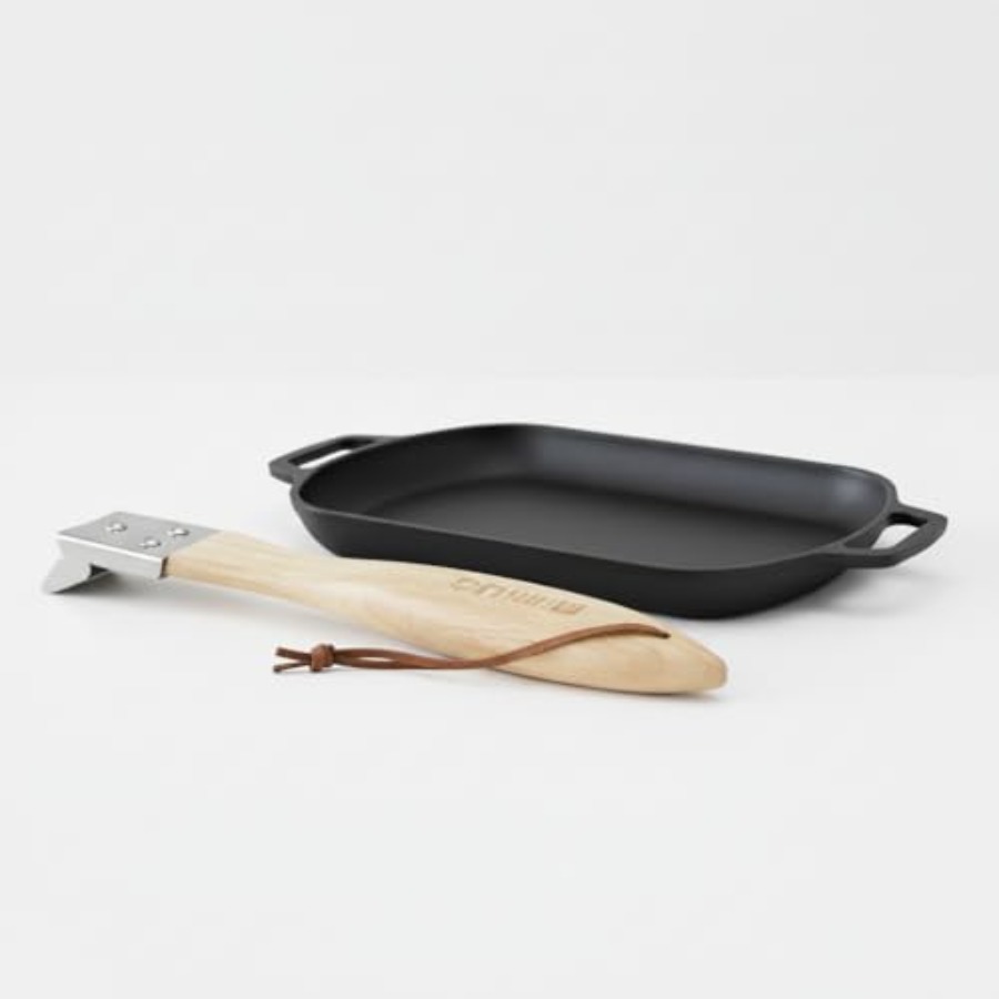 Cast Iron Sizzler Pan for Pizz - Cast Iron Skillet บทวิจารณ์และราคา