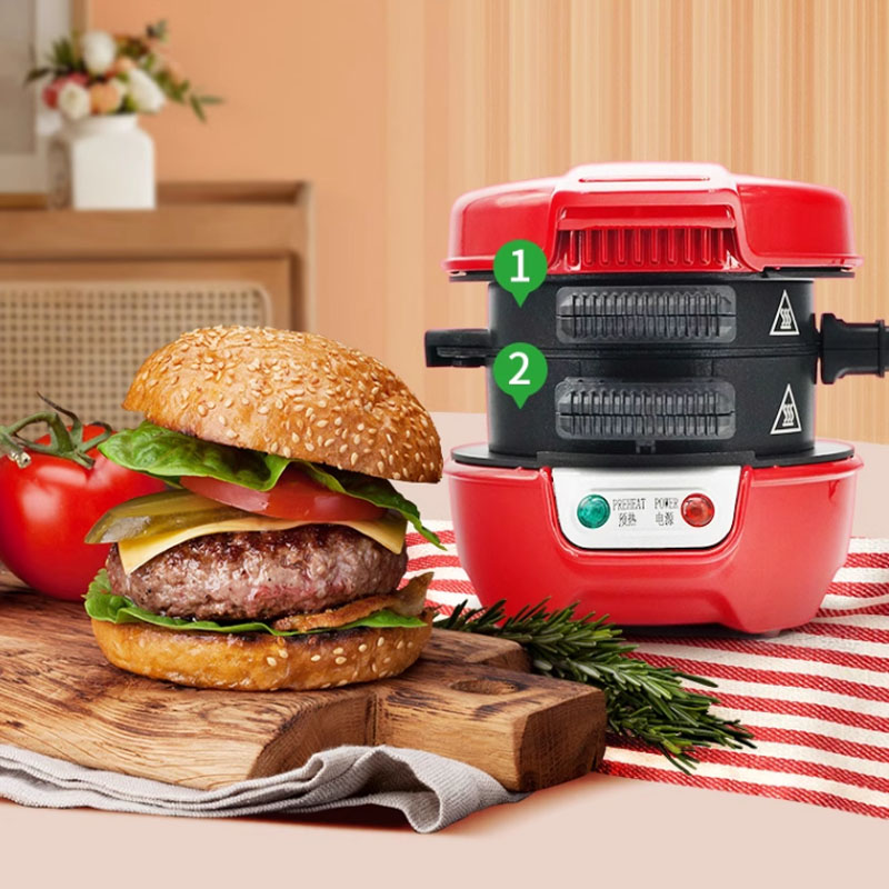 Electric hamburger machine, ho - Breakfast Sandwich Maker บทวิจารณ์และราคา