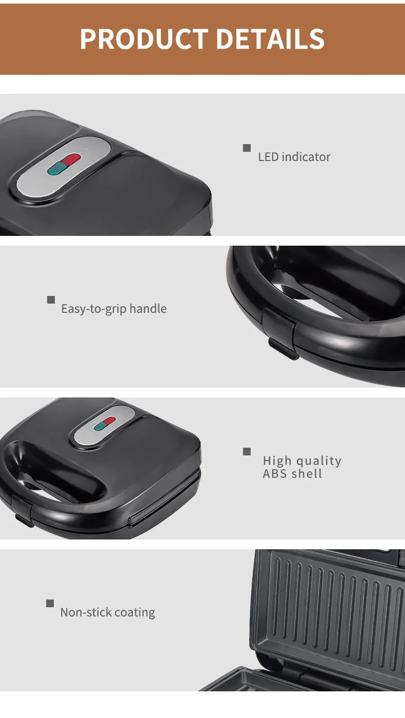 220/110V Household Appliances  - Breakfast Sandwich Maker บทวิจารณ์และราคา