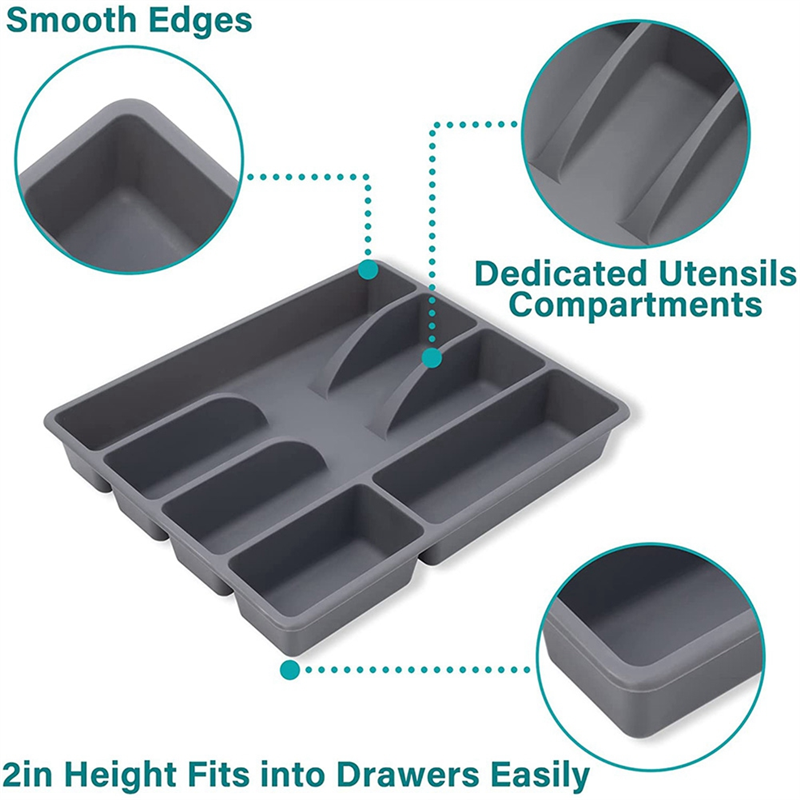 Drawer Kitchen Drawer Organize - Kitchen Utensil Holder บทวิจารณ์และราคา