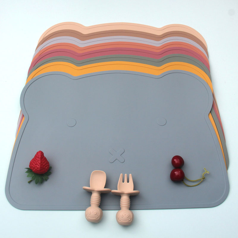 Silicone Cartoon Bear Placemat - Kitchen Gadgets Photo บทวิจารณ์และราคา