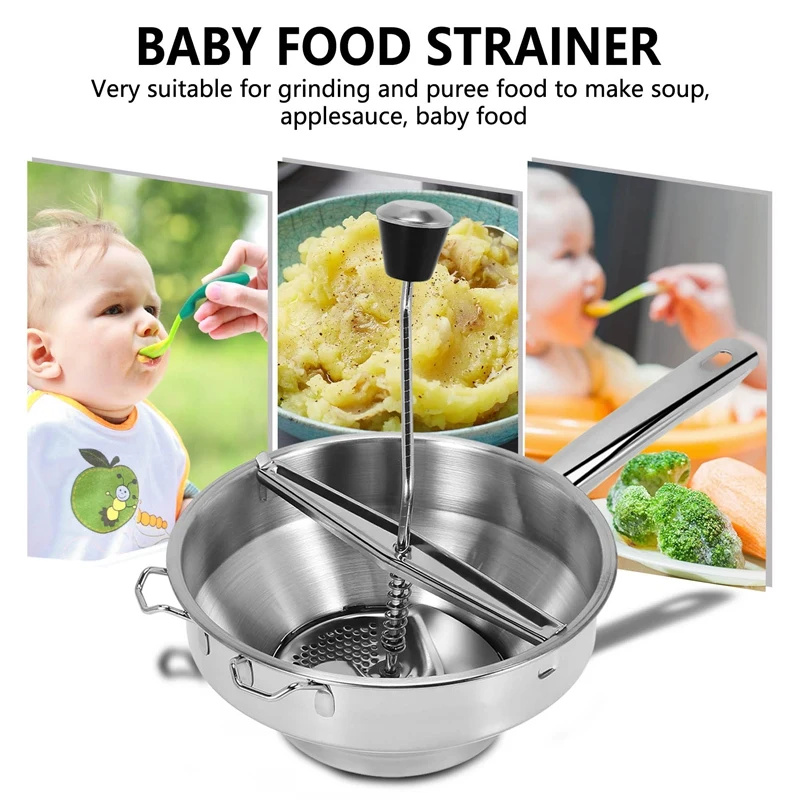 Vegetable Mill Stainless Steel - Potato Masher Ricer บทวิจารณ์และราคา