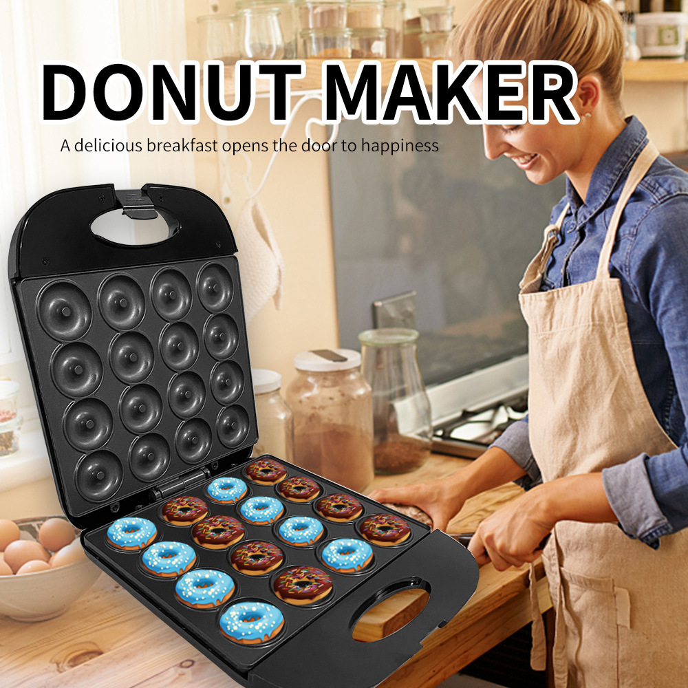Large 16-Hole Donut Maker Hous - Breakfast Sandwich Maker บทวิจารณ์และราคา