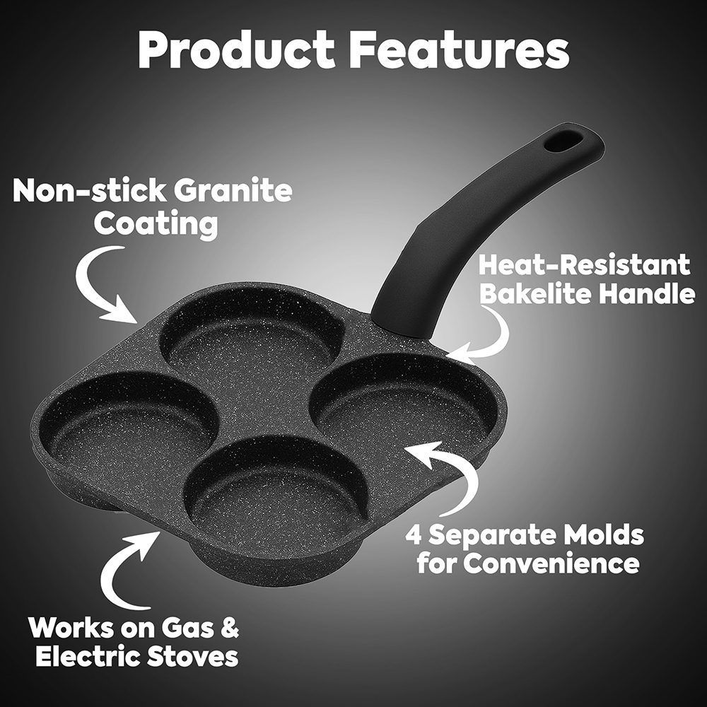 Egg Frying Pan Nonstick Pancak - Cast Iron Skillet บทวิจารณ์และราคา