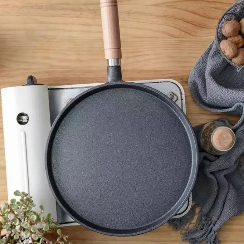 20cm Cast Iron Skillet Wooden  - Cast Iron Skillet บทวิจารณ์และราคา