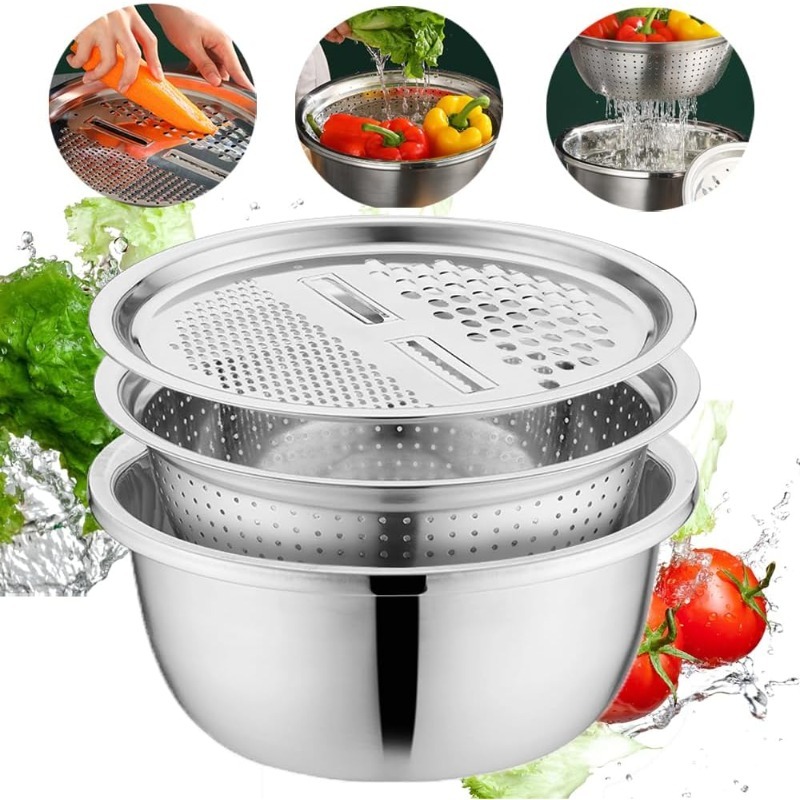 3 in 1 Multifunctional Stainle - Vegetable Kitchen Gadgets บทวิจารณ์และราคา