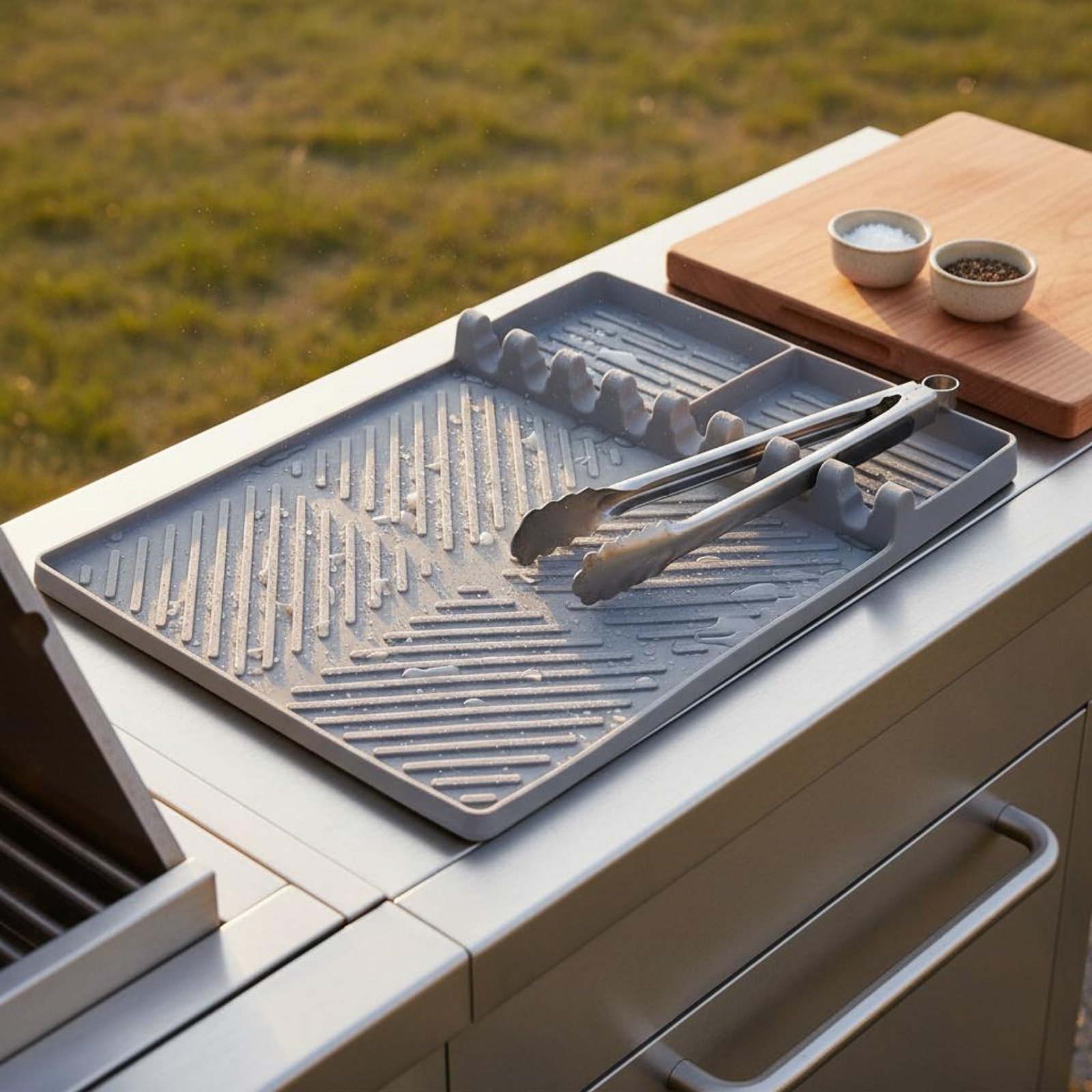 Cooking Side Shelf Mat Heat Re - Kitchen Utensil Holder บทวิจารณ์และราคา