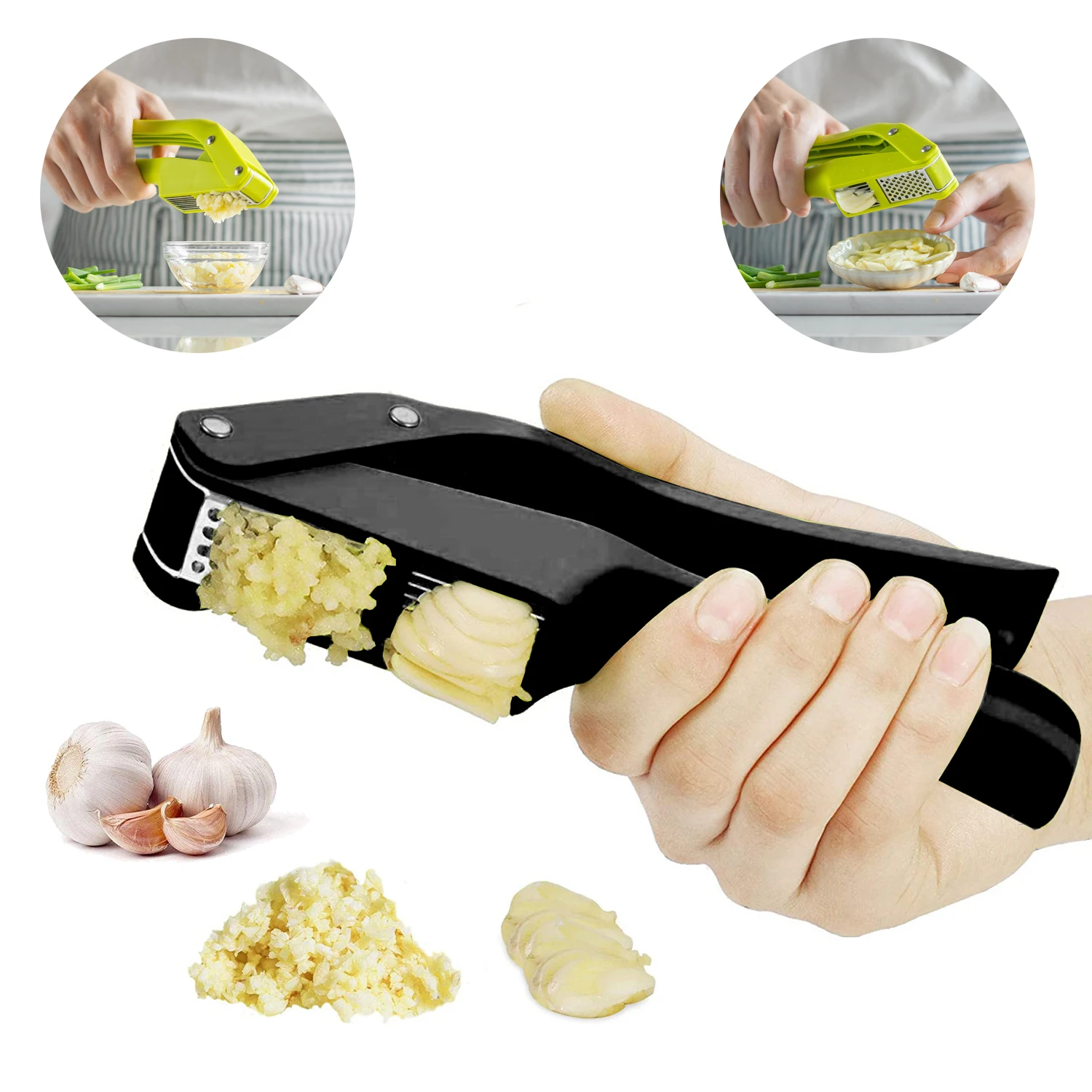 2 in 1 Garlic Ricer and Slicer - Kitchen Gadgets Useful บทวิจารณ์และราคา