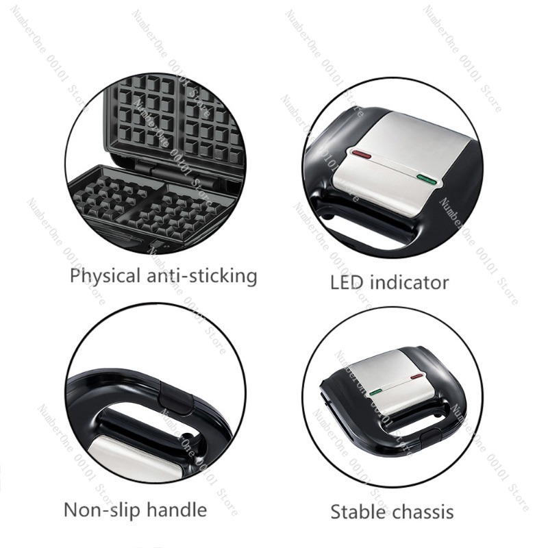 110v 8-in-1 sandwich, donut, w - Breakfast Sandwich Maker บทวิจารณ์และราคา
